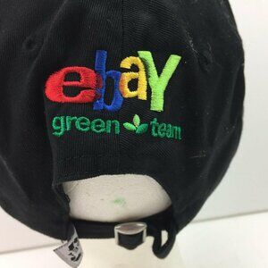 Ebay Green Team Black Baseball Style Adjustable Cap Hat One Size Fits Most